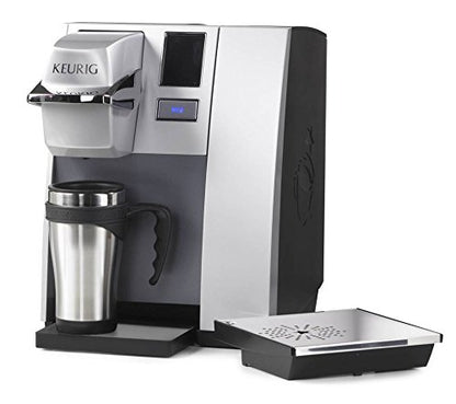 Keurig® K155 Office Pro Commercial Coffee Maker, Single Serve K-Cup Pod Coffee Brewer, Silver, Extra Large 90 Oz. Water Reservoir