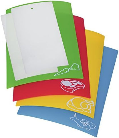  ROGRESS INT PCC-404 Chopping Mats, 4 Piece Set, Multi
