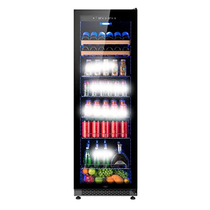  Wine Cooler Beverage Wine Cooler Can Refrigerator No Frost Utility Cold Drink Wine Display Beverage Cabinet