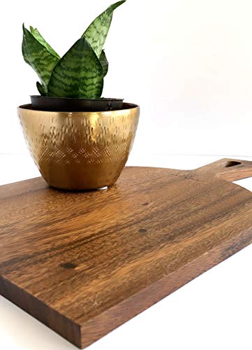  Acacia Wood Cutting Board, Wooden Kitchen Chopping Board For Bread, Cheese, Fruits And Vegetables, Semicircle (15 X 9 1/2 X 1/2) Adds Style To Your Kitchen