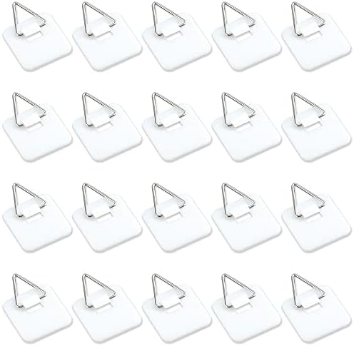  40 Pieces Invisible Adhesive Plate Hanger, Adhesive Plate Hangers For The Wall, Vertical Plate Holder Plate Hangers For Hanging Plates Art Supplies, 1.25 Inch