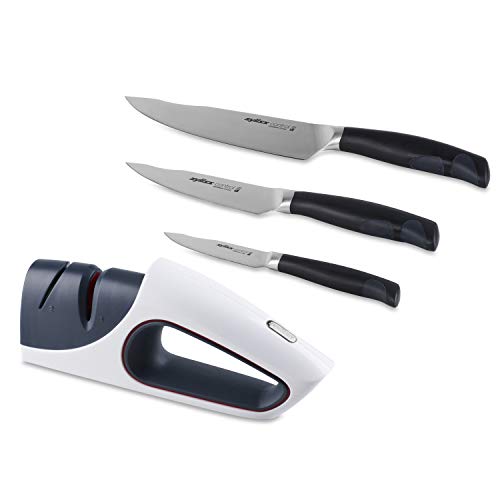 Zyliss E920199 Knife Sharpener, White And Grey