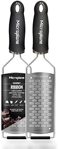Microplane Gourmet Series Hard Cheese Grater (Fine, Black)