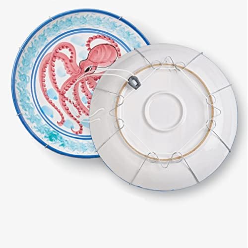  Display Buddie Medium Adjustable Plate Hanger For Plates, Platters, Bowls & Other Objects 10-16" Overall, And Up To 10 Lbs.