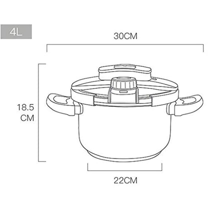  Stainless Steel Pressure Cooker Multi-Function Electric Pressure Cooker Steam And Rice Smart Cooking Presets