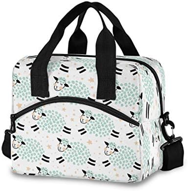  Insulated Cooler Lunch Bag African American Woman Lunch Box For Office Work Picnic Hiking Beach Organizer With Adjustable Shoulder Strap