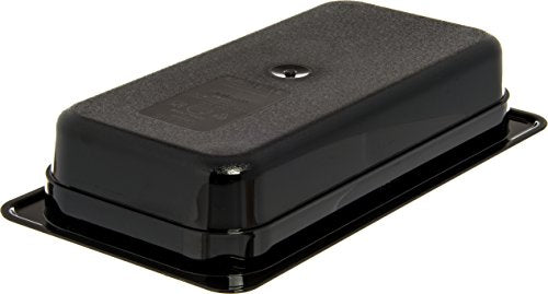  Carlisle FoodService Products 3086003 StorPlus High Heat Food Pan, 2.5" Deep, Third Size, Black, 1/3 Size (Pack Of 6)