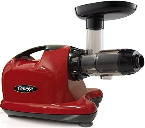  8006 Nutrition Center Quiet Dual-Stage Slow Speed Masticating Juicer Creates Continuous Fresh Healthy Fruit And Vegetable Juice At 80 Revolutions Per Minute High Juice Yield, 150-Watt, Red