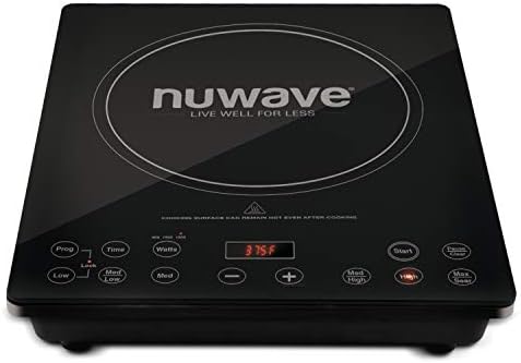  Pro Chef Induction Cooktop, Commercial-Grade, Portable, Powerful 1800W, Large 8” Heating Coil, 94 Temp Settings 100°F - 575°F In 5°F, Shatter-Proof Ceramic Glass Surface