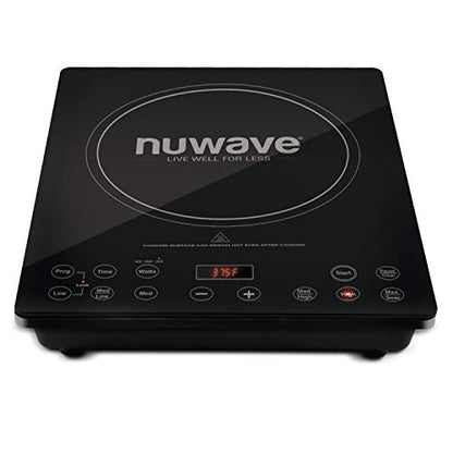  Pro Chef Induction Cooktop, Commercial-Grade, Portable, Powerful 1800W, Large 8” Heating Coil, 94 Temp Settings 100°F - 575°F In 5°F, Shatter-Proof Ceramic Glass Surface
