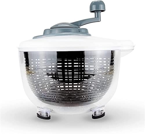  Salad Spinner,Lettuce Spinner Washer Dryer With Bowl,BPA Free,Easy To Clean For Vegetables And Fruits,5L