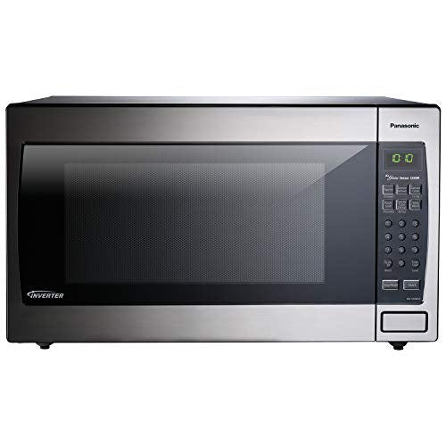 Panasonic Microwave Oven NN-SN966S Stainless Steel Countertop/Built-In With Inverter Technology And Genius Sensor, 2.2 Cubic Foot, 1250W & Tovolo Vented Collapsible Medium Microwave Cover