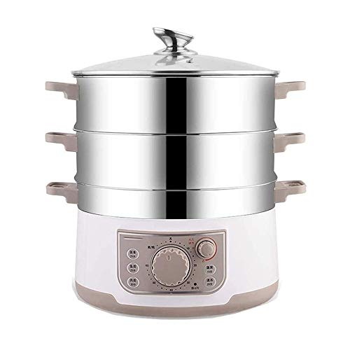  HYDZQ Electric Steamer Multifunctional Household Food Grade 304 Stainless Steel Large-Capacity Steaming Pot In Electric Steam Pot
