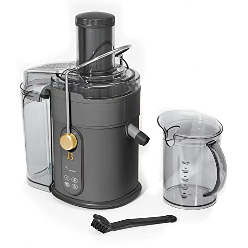 GENERIC Beautiful 5-Speed 1000W Electric Juice Extractor With Touch Activated Display, By Drew Barrymore (Oyster Gray)