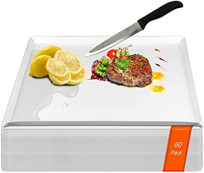  Disposable Cutting Boards 30 Count, Collapsible Cutting Board Sheet With Built-in Crease, Flexible Plastic Cutting Mat For Kitchen And Commercial Use, 17 X 12 In