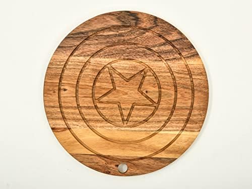  Organic Acacia Kitchen Cutting Chopping Board Platter Wine Holder With Handles For Butcher Block Cheese And Vegetables Fruit & Salad (Butterfly Board 11"L X 13"W)