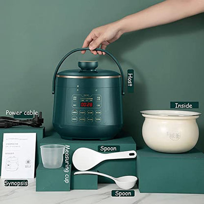  2.3L Electric Pressure Cooker, Intelligent Mini Ball Kettle Liner Pressure Cooker, Full Color LCD Rice Cooker/Steamer/Cooking/Heat Preservation And Sterilization