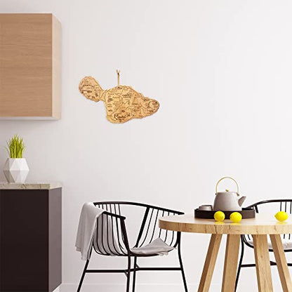 Destination Maui Serving And Cutting Board, Includes Hang Tie For Wall Display