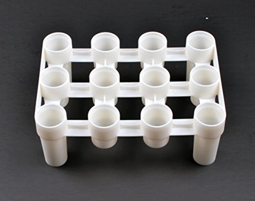  AstFerment Racks & 1 Drip Beer Bottle Cleaning, Drying And Sanitizing, FastRack12 One Rack & One Tray, White