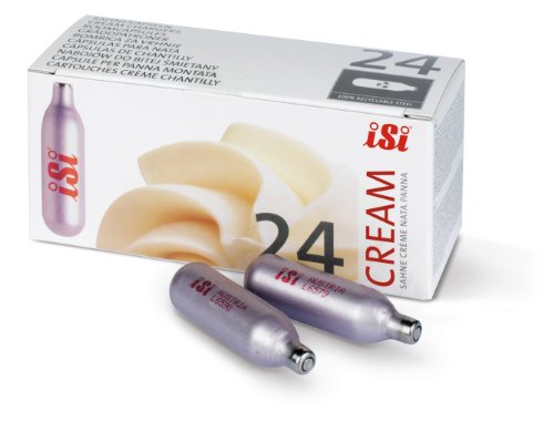  2O Professional Purple Steel Cream Charger, Pack Of 24