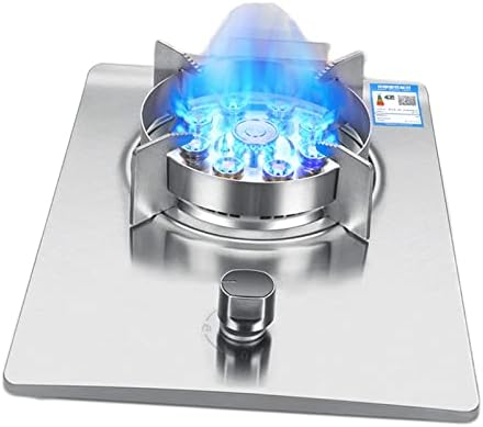  Gas Stove, Stainless Steel Cooktop 16.9in Burner, Desktop And Recessed Installation Suitable For Kitchen And Camping Gas Stoves,7.2KW (Size : NG)