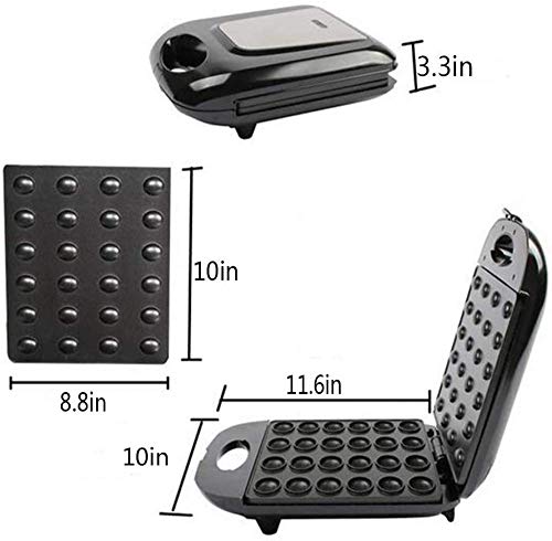  Electric Walnut Cake Maker, Automatic Mini Nut Waffle Bread Machine Sandwich Iron,Toaster Baking Breakfast Pan Oven