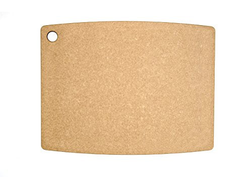  Gourmet Series Cutting Board With Juice Groove, 17.5-Inch By 13-Inch, Natural/Slate