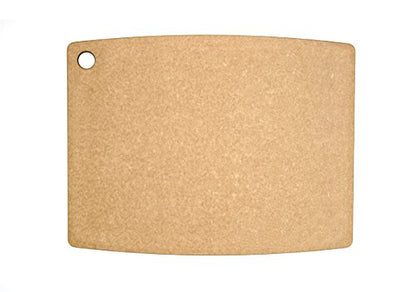  Gourmet Series Cutting Board With Juice Groove, 17.5-Inch By 13-Inch, Natural/Slate