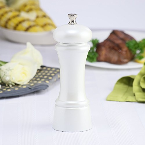  Elegance Salt Mill Grinder, Pearl Metallic