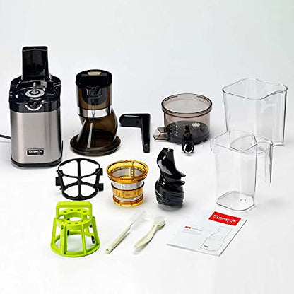  CS600 Whole Slow Juicer With BPA-Free Components, 24 Hour Operation, Easy To Clean, Heavy Duty, Commercial Grade, Stainless Steel