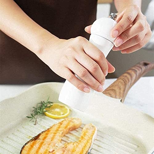 GENERIC Ceramic Tune 6 Inch Pepper Grinder Pepper Sea Salt Manual Grinder High-value Seasoning Bottle Barbecue Tool