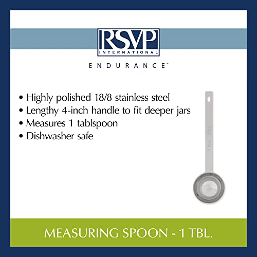  Endurance Kitchen Collection Open Stock Measuring Spoon, Stainless Steel, Dishwasher Safe, 1-Tablespoon