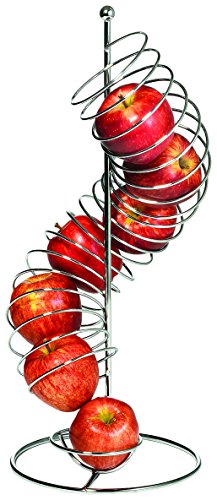  Craft Products FSP1206 Spiral Fruit Basket, 12", Chrome Plated