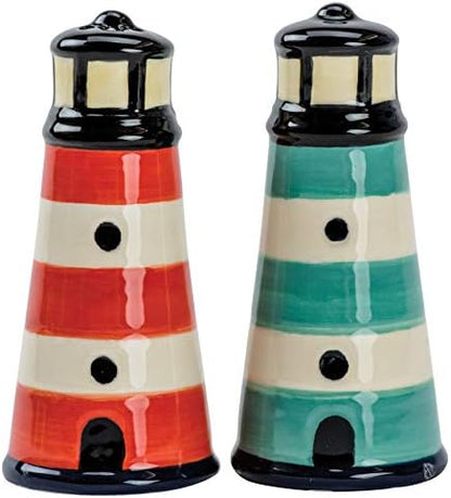  Octopus Salt & Pepper Shakers, 2-Piece Set, Blue/Teal