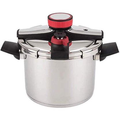 WETYG Stainless Steel Pressure Cooker With Easy Lock Lid，Adjustable Pressure Limiting Valve, -hand Operated Switch