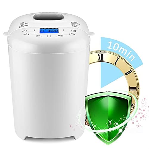  Mbj Bread Maker Programmable Large Capacity Bread Maker Non-Stick Digital Control Panel Delay Timer Bread Maker