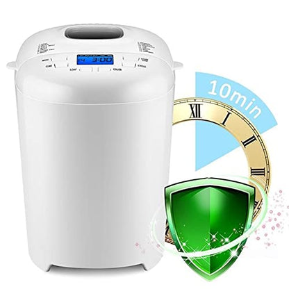  Mbj Bread Maker Programmable Large Capacity Bread Maker Non-Stick Digital Control Panel Delay Timer Bread Maker