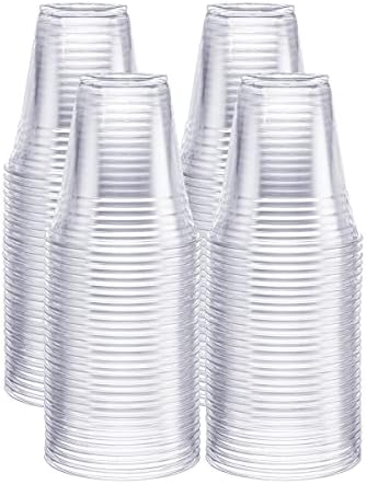  [100 Pack - 16 Oz.] Crystal Clear PET Plastic Cups