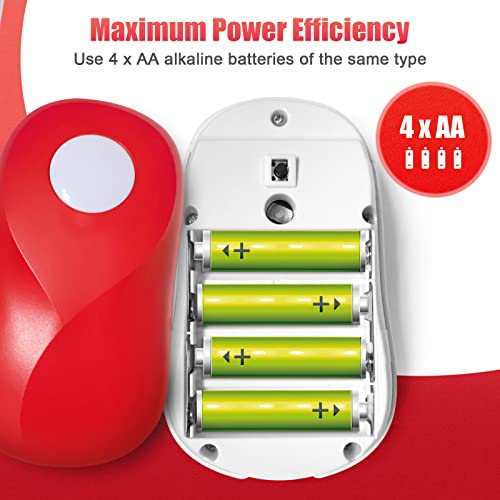  Electric Can Opener, No Sharp Edge Can Opener, Open Your Cans With A Simple Push Of Button, Food-Safe And Battery Operated Can Opener, Kitchen Gifts For Arthritis And Seniors