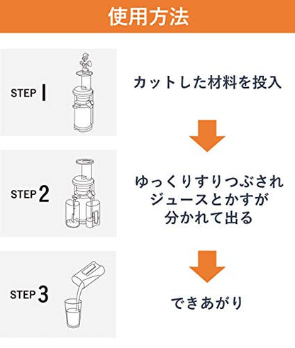 Panasonic Slow Juicer VITAMIN SERVER MJ-L400-R (Metallic Red)【Japan Domestic Genuine Products】【Ships From JAPAN】