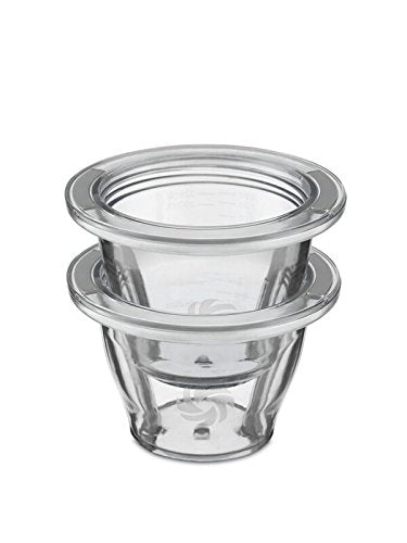  Ascent Series Blending Bowls, Two 2 - 8 Oz. With SELF-DETECT, Clear - 66192 - (Does Not Include Base Blade)