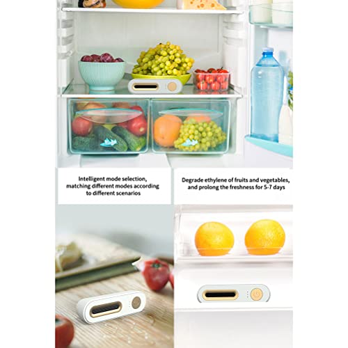  YAMSLAM Fridge Deodoriser Mini USB Fridge Deodorizer Portable Rechargeable Refrigerator Deodorizer Reusable Fridge Fresheners For Fridge Car Closet Wardrobe Shoe Closet Bathroom