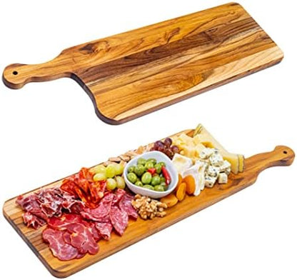  Erreke End Grain Teak Wood Cutting Board, High Durability Big Size, Juice Groove, Chopping Or Serving Meat Cheese Bread (17.5x12x1.3 Inches)