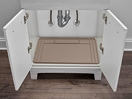 Weathertech SinkMat Waterproof Under The Sink Cabinet Protection Mat, 34 By 22 Inches, Black