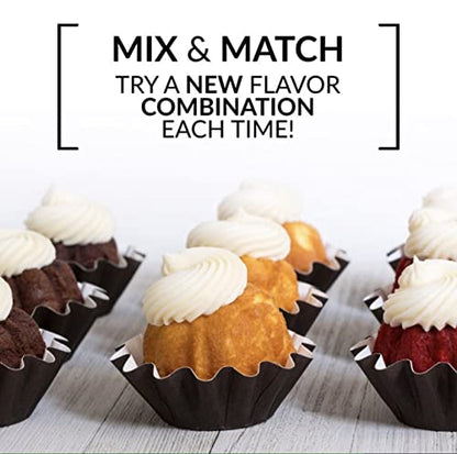  MyMini Lava & Bundt Cake Maker-mini Breads, Mini Muffins, Compact Size (Gold)