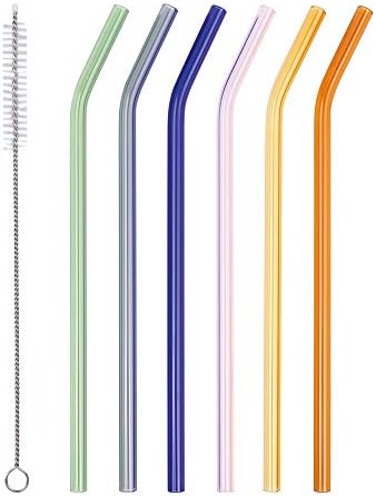  25 Pieces Reusable Plastic Straws. BPA-Free, 9 Inch Long Drinking Transparent Straws Fit For Mason Jar, Yeti Tumbler, Cleaning Brush Included