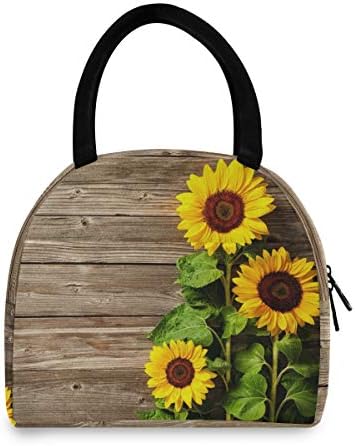  Senya Lunch Bag, White Marble Black Texture Insulated Lunch Box Cooler Bag Tote Bag For Women Kids/Picnic/School/Work