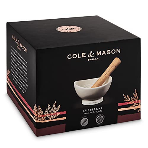 Cole & Mason H111929 Suribachi Japanese Pestle And Mortar Diameter 14 Cm Ceramic