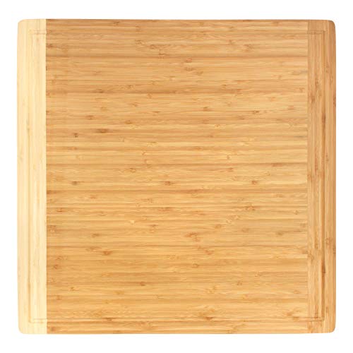  Universal Premium Pull Out Cutting Boards - Under Counter Replacement - Designed To Fit Standard Slots - Heavy Duty Kitchen Board With Juice Groove - 22" X 22" X 0.75" - 1 Piece