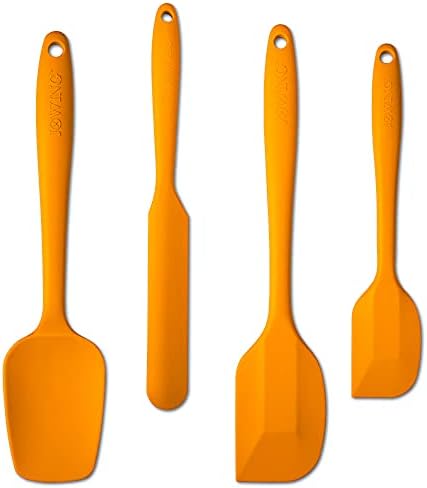  4 Piece Silicone Spatula Set, Flexible Heat Resistant Non-scratch Baking Cooking Rubber Spatulas With Stainless Steel Core, Aqua Sky